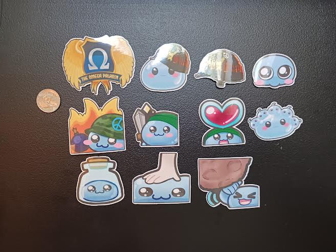 TheOmegaPaladin Vtuber First Sticker Set