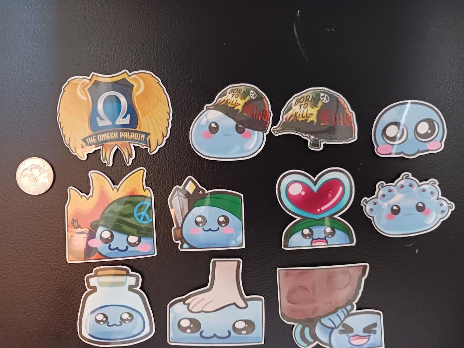 TheOmegaPaladin Vtuber First Sticker Set