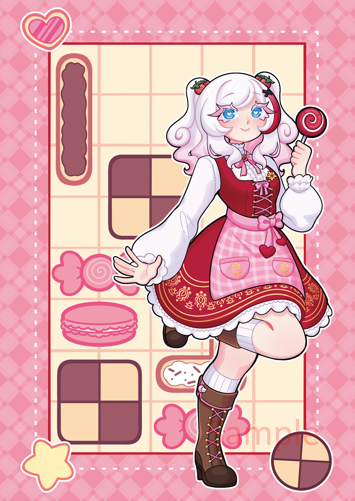 VanilleVT 'ShortCakes' Poster 8 X 11